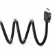 Кабель Grand-X (HDP-4K) HDMI-HDMI, 4K, Cu, 1.5м, чорний