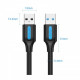 Кабель Vention USB - USB V 3.0 (M/M), 1 м, Black (CONBF)