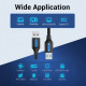 Кабель Vention USB - USB V 3.0 (M/M), 1 м, Black (CONBF)