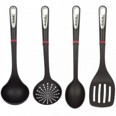 Набір кухонних аксесуарів Tefal Ingenio, 4шт, пластик, чорний