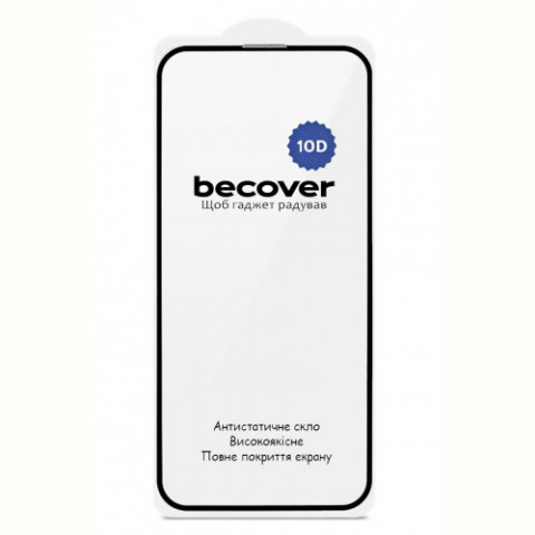 Захисне скло BeCover для Apple iPhone 17e 10D Black (715142)