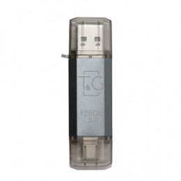 Флеш-накопичувач USB 3.0 128GB Type-C T&G 009 Star Series Silver (TG009TC-128GSL3)