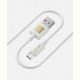 Кабель Luxe Cube USB-microUSB, 3А, 1м, білий (7775557575273)