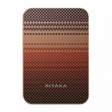 Зовнішній акумулятор Pitaka Aramid Fiber Magnetic PowerBank Qi2 5000mAh 15W Sunset (PBQ2402)