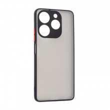 Чохол-накладка Armorstandart Frosted Matte для Tecno Spark 10 Pro (KI7) Black (ARM70501)