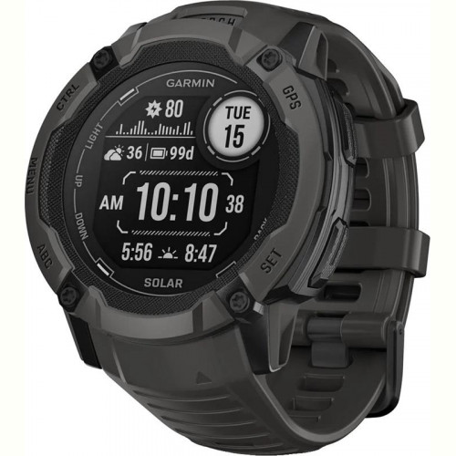 Смарт-годинник Garmin Instinct 2X Solar Graphite (010-02805-24)