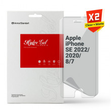 Набір гідрогелевої плівки ArmorStandart Clear + Matte для Apple iPhone SE 2022/2020/8/7 (ARM66859)