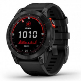 Смарт-годинник Garmin Fenix 7 Solar Slate Gray with Black Band (010-02540-10)