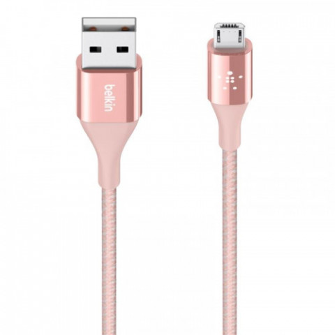 Кабель Belkin DuraTek Mixit USB2.0-MicroUSB, 1.2м Pink-Gold (F2CU051BT04-C00)