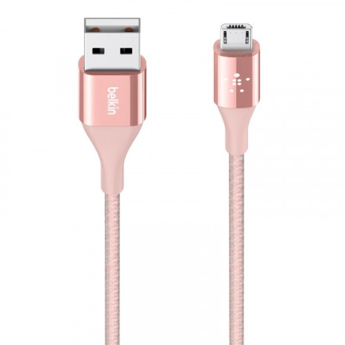 Кабель Belkin DuraTek Mixit USB2.0-MicroUSB, 1.2м Pink-Gold (F2CU051BT04-C00)