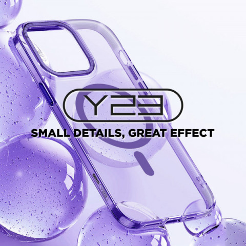 Чохол ArmorStandart Y23 MagSafe для Apple iPhone 15 Pro Transparent Purple (ARM68340)