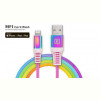 Кабель REAL-EL Rainbow USB-Lightning 1m (EL123500051)