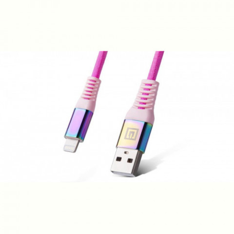 Кабель REAL-EL USB - Lightning (M/M), 1 м, Rainbow (EL123500051)
