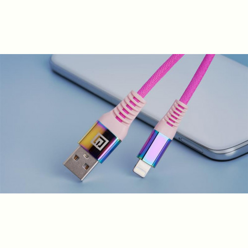 Кабель REAL-EL Rainbow USB-Lightning 1m (EL123500051)