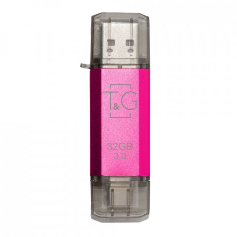 Флеш-накопичувач USB 3.0 32GB Type-C T&G 009 Star Series Fuchsia (TG009TC-32GFC3)