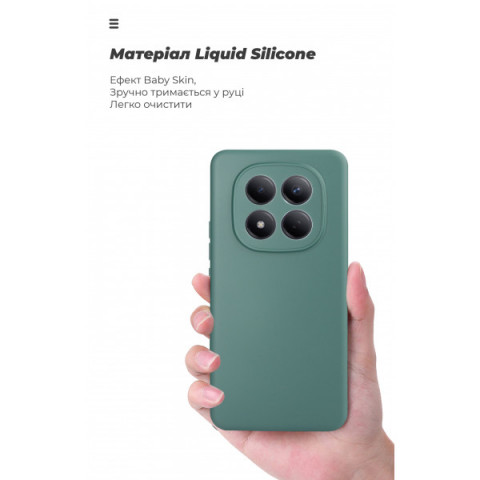Чохол ArmorStandart ICON для Xiaomi Redmi Note 15 Pro 4G Camera cover Dark Green (ARM89819)