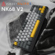 Дротова механічна клавіатура Ajazz NK68 V2 Red Switch (NK68-V2-R-BGY) Купити в Україні