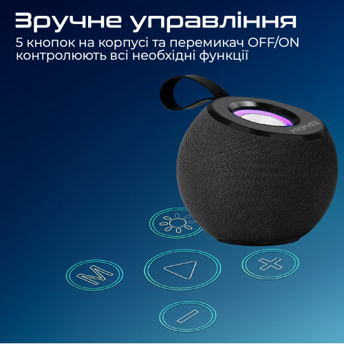 Акустична система Promate Juggler Black