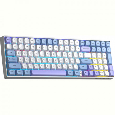Клавіатура бездротова Aula S100pro Red Switch White/Blue (6948391205762)
