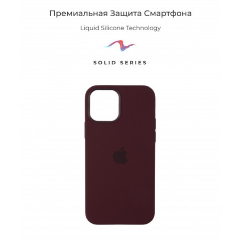 Чохол Original Solid Series для Apple iPhone 12 mini Plum (ARM57525)