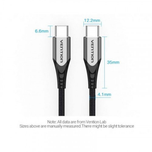 Кабель Vention USB Type-C - USB Type-C (M/M), 1.5 м, Grey (TAEHG)