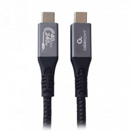 Кабель Cablexpert USB Type-C - USB Type-C (M/М), 240 Вт, 1.5 м, чорний (CCBP-USB4-CMCM240-1.5M)