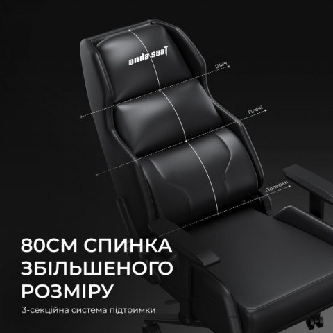 Крісло ігрове Anda Seat X1 Gaming Sofa Black PVC (AD-W-SF01-04-B-PV) Купити в Україні