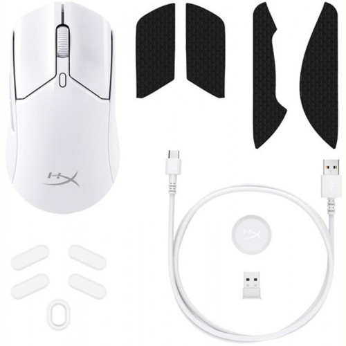 Мишка бездротова HyperX Pulsefire Haste 2 WL White (6N0A9AA)