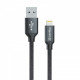 Кабель ColorWay USB - Lightning (M/M), 2.4 А, 2 м, Black (CW-CBUL007-BK)