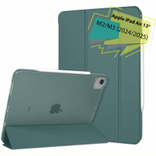 Чохол-книжка BeCover Tri Fold Hard для Apple iPad Air 13" M2 2024 Dark Green (711723)