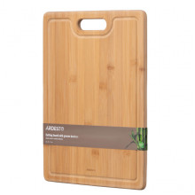 Дошка кухонна з жолобом Ardesto Midori, 33х24х1.5см, бамбук