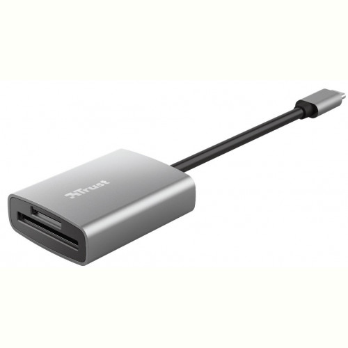 Кардрідер Trust Dalyx Aluminium USB Type-C Grey (24136)