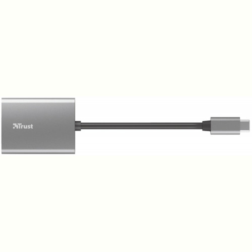 Кардрідер Trust Dalyx Aluminium USB Type-C Grey (24136)