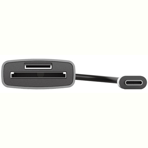 Кардрідер Trust Dalyx Aluminium USB Type-C Grey (24136)