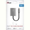 Кардрідер Trust Dalyx Aluminium USB Type-C Grey (24136)