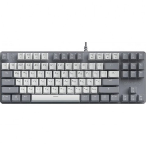 Клавіатура ігрова GamePro Genesis Metallic MK110G Outemu Red Switch Gray (MK110G)