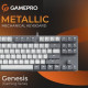 Клавіатура ігрова GamePro Genesis Metallic MK110G Outemu Red Switch Gray (MK110G)