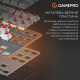 Клавіатура ігрова GamePro Genesis Metallic MK110G Outemu Red Switch Gray (MK110G)