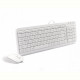 Комплект (клавіатура, мишка) A4Tech F1512 White USB