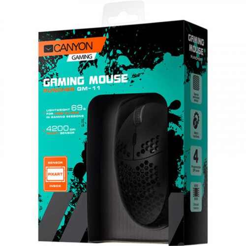 Мишка Canyon Puncher GM-11 Gaming Black (CND-SGM11B) USB