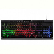 Клавіатура 2E Gaming KG300UB LED Ukr (2E-KG300UB) Black USB