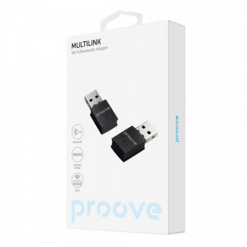 Бездротовий адаптер Proove Multilink Bluetooth + WIFI black Купити в Україні