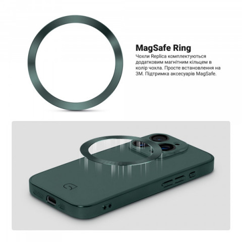 Чохол ArmorStandart Replica MagSafe для Apple iPhone 13 Pro Max Green (ARM76192)