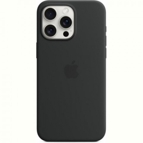 Чохол-накладка Apple Silicone Case with MagSafe для Apple iPhone 15 Pro Max Black (MT1M3)
