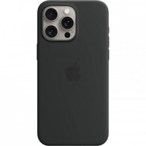 Чохол-накладка Apple Silicone Case with MagSafe для Apple iPhone 15 Pro Max Black (MT1M3)