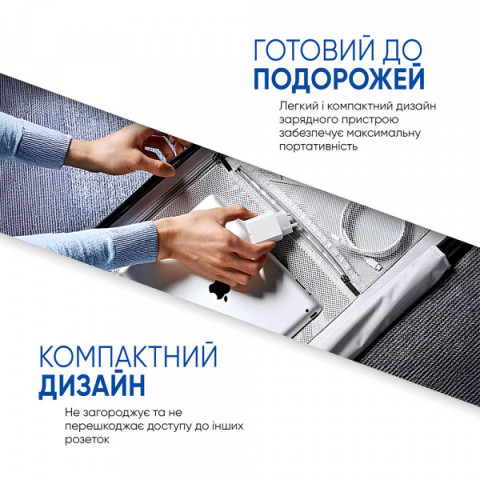 Зарядний пристрій ArmorStandart AMHJ83 20W USB-C White + кабель USB-C to Lightning (ARM77724)