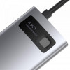 Концентратор USB-C Baseus Metal Gleam Series 4in1 Gray (CAHUB-CY0G)