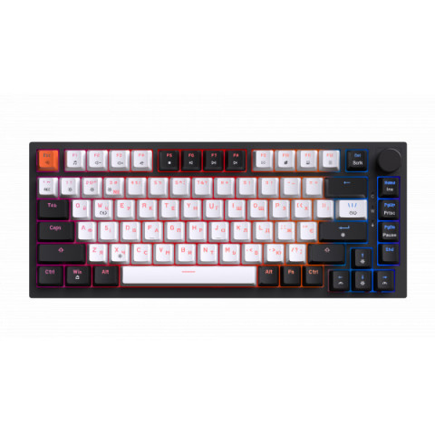 Дротова механічна клавіатура GamePro MK160 V2 Warden QLAB Sakura Black (MK160-V2-B-QS) Купити в Україні