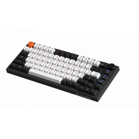 Дротова механічна клавіатура GamePro MK160 V2 Warden QLAB Sakura Black (MK160-V2-B-QS) Купити в Україні
