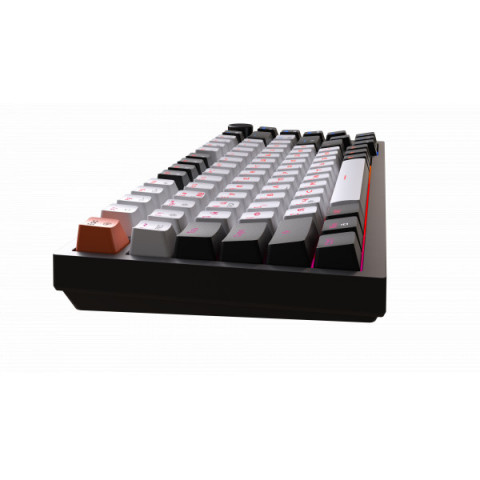 Дротова механічна клавіатура GamePro MK160 V2 Warden QLAB Sakura Black (MK160-V2-B-QS) Купити в Україні